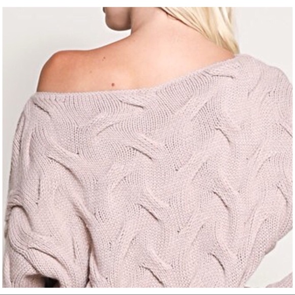 LAST ONE! Oversized cable knit sweater - Picture 5 of 7